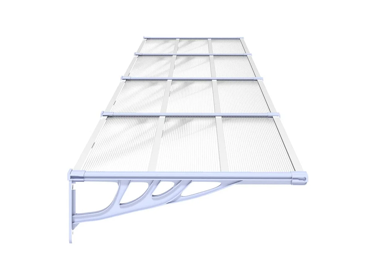 Türmarkise Grau und transparent 396x90 Polycarbonat