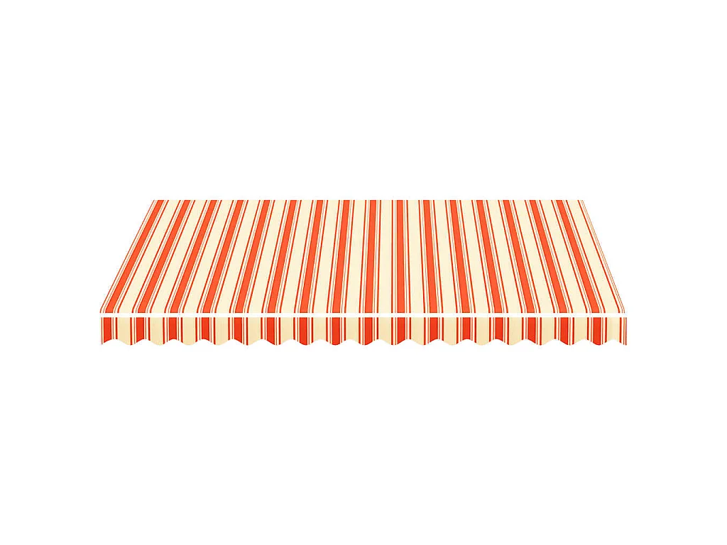 Tissu de remplacement pour auvent Jaune et orange 3x2,5