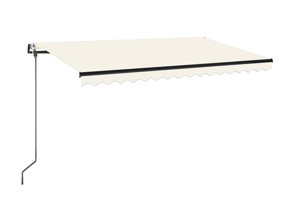 Auvent rétractable automatique 400x350 Crème