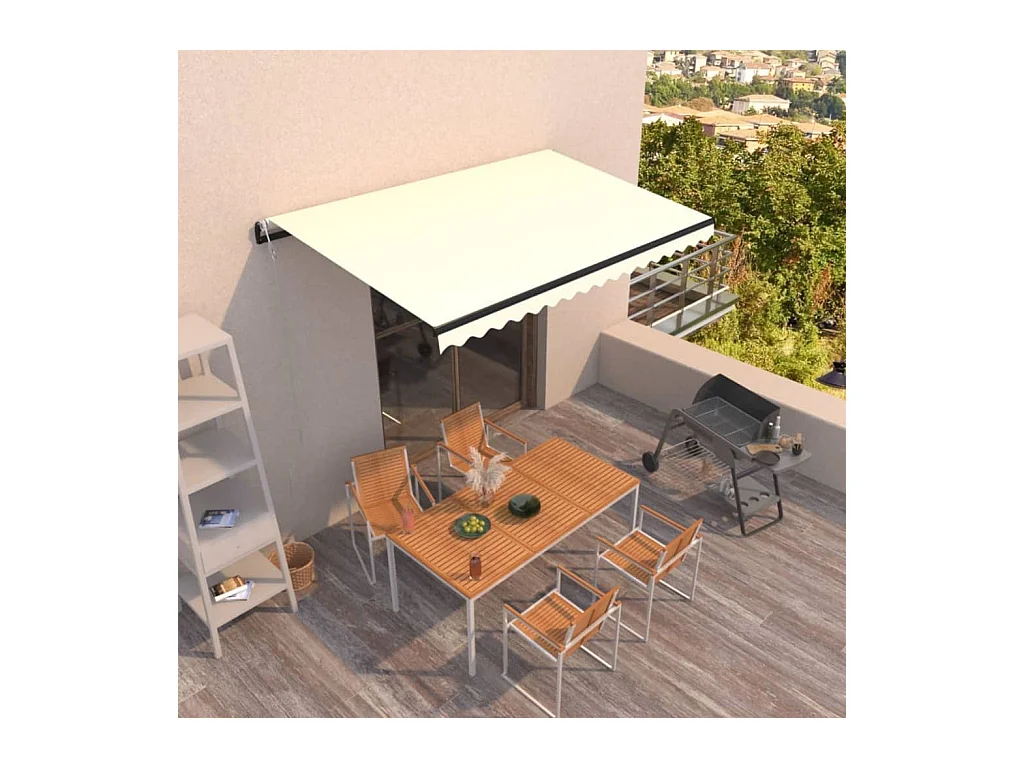 Tenda retrattile automatica 400x350 Crema