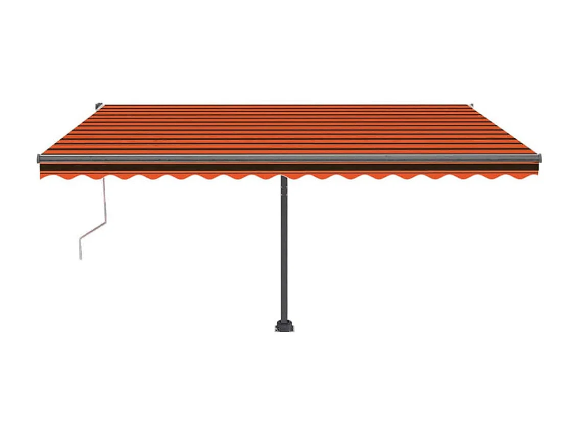 Auvent automatique sur pied 400x300 Orange/marron