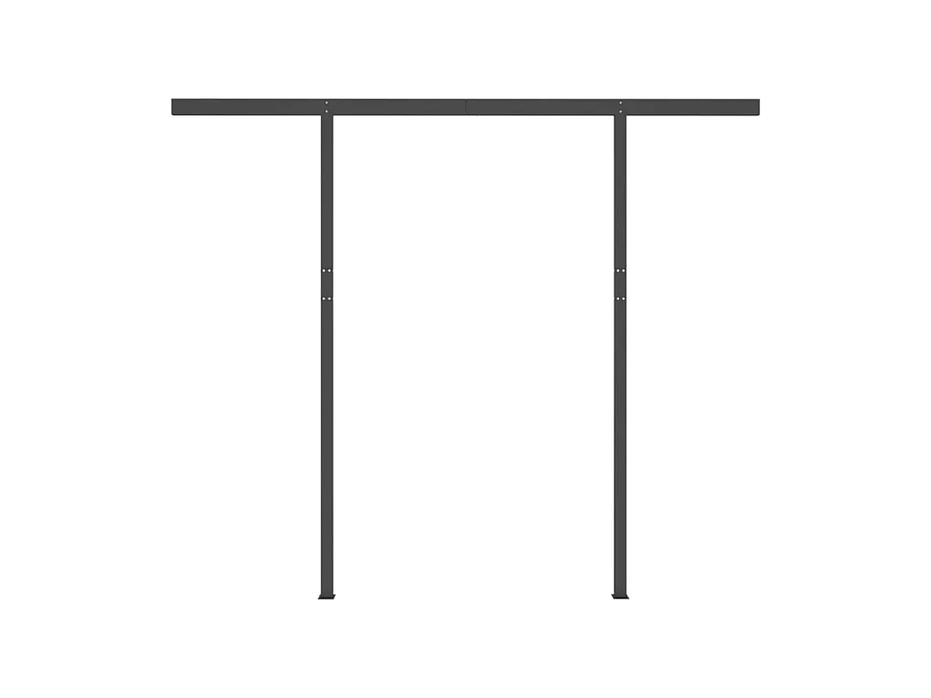 Toldo Retráctil Automático y Palos 3x2,5 Crema