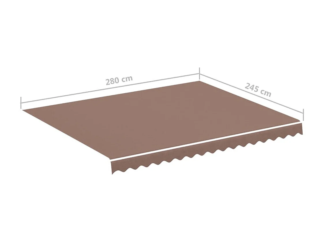 Tissu de remplacement pour auventarron 3x2,5