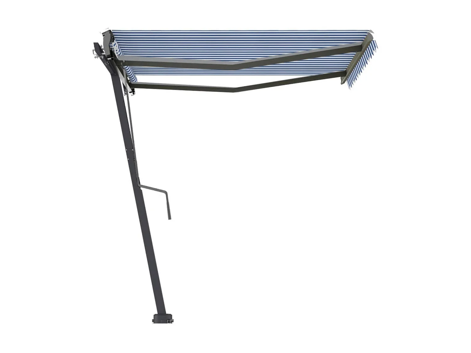 Auvent automatique sur pied 300x250 Bleu/Blanc