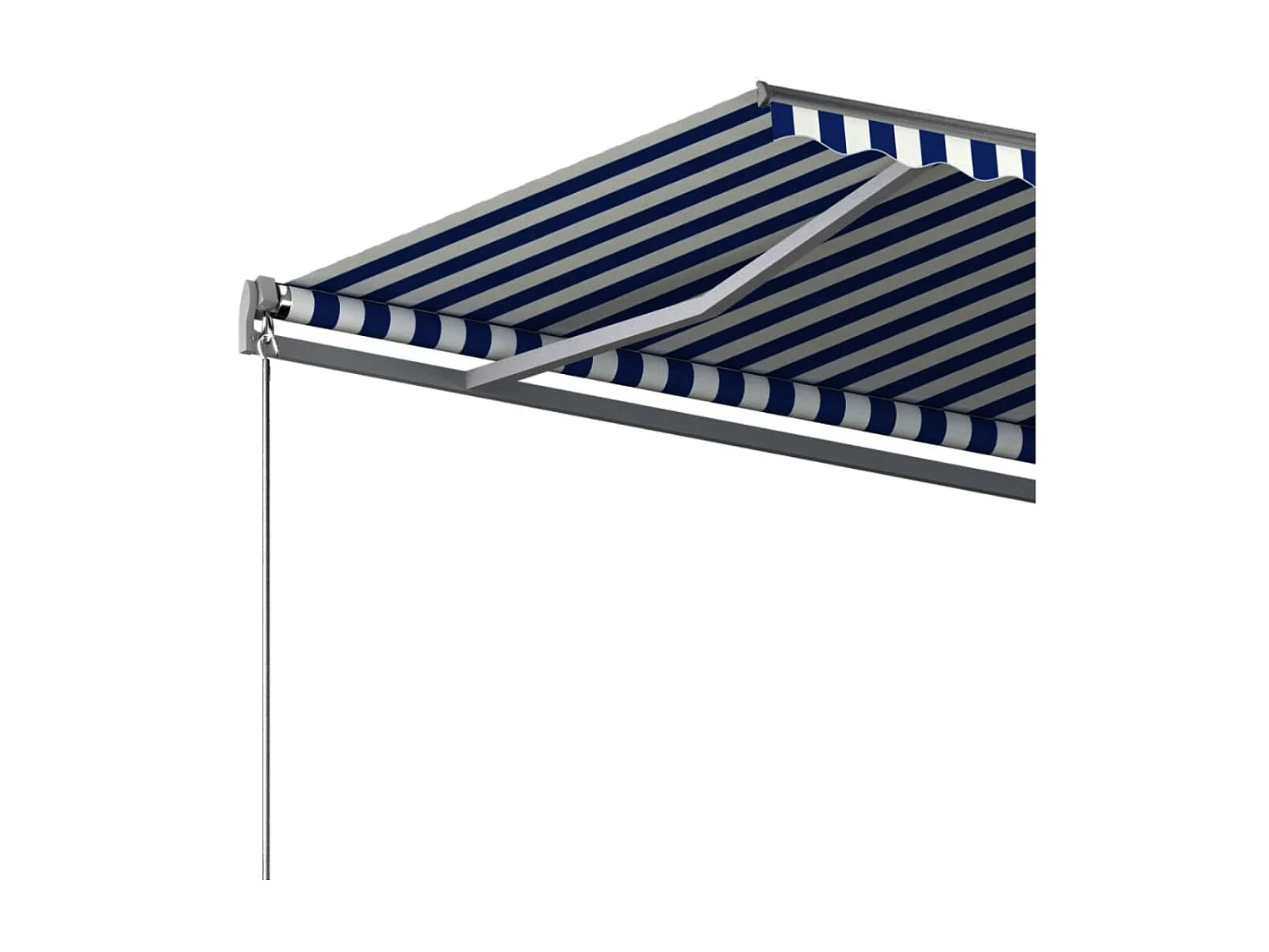 Auvent automatique sur pied 300x250 Bleu/Blanc