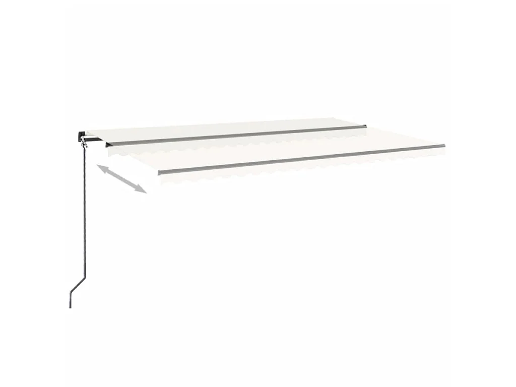 Toldo Retrátil 500x300 Creme