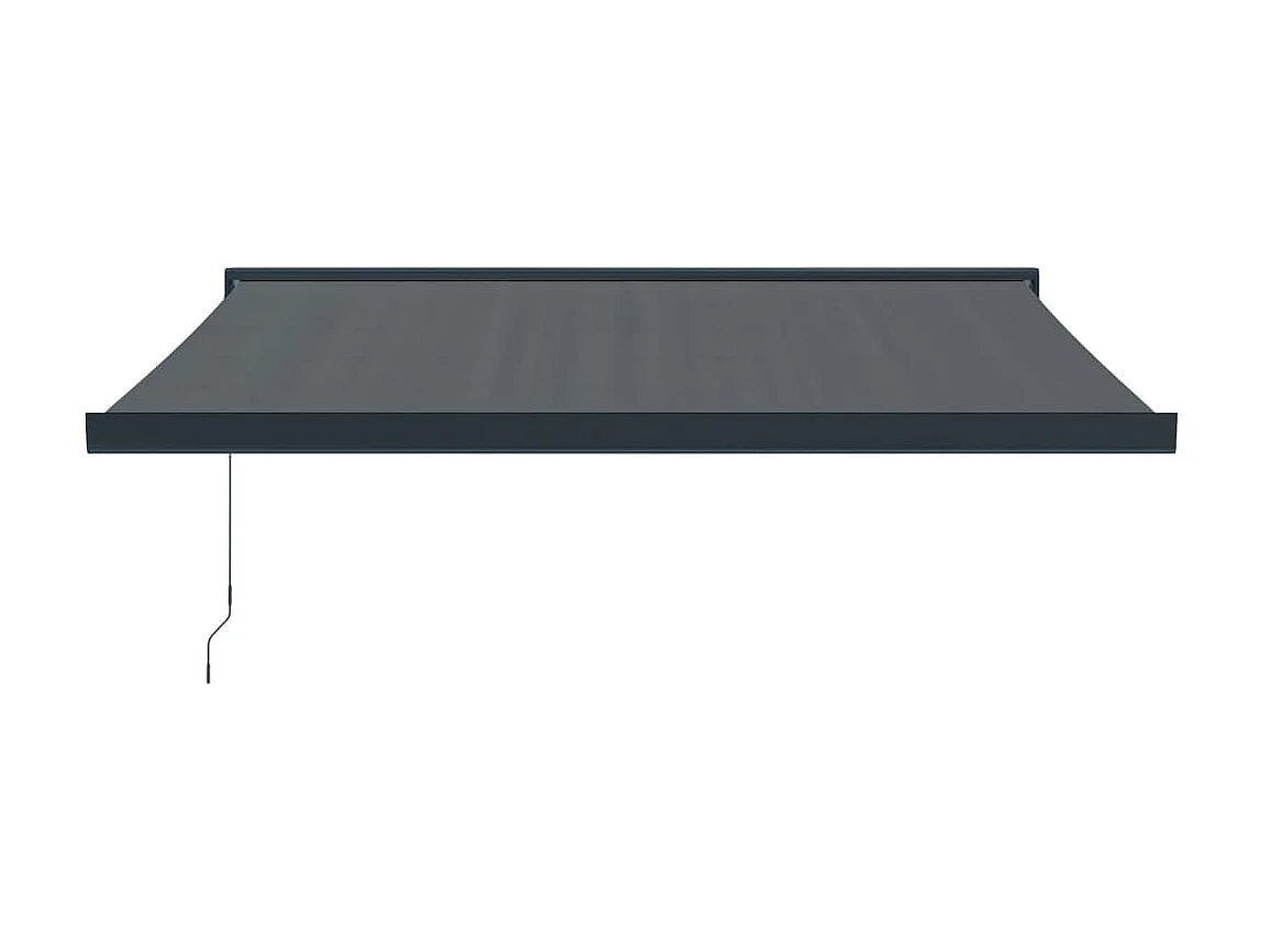 Tenda retrattile antracite 3x2,5 tessuto e alluminio