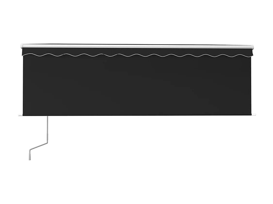 Auvent automatique rétractable avec store 4x3 Anthracite