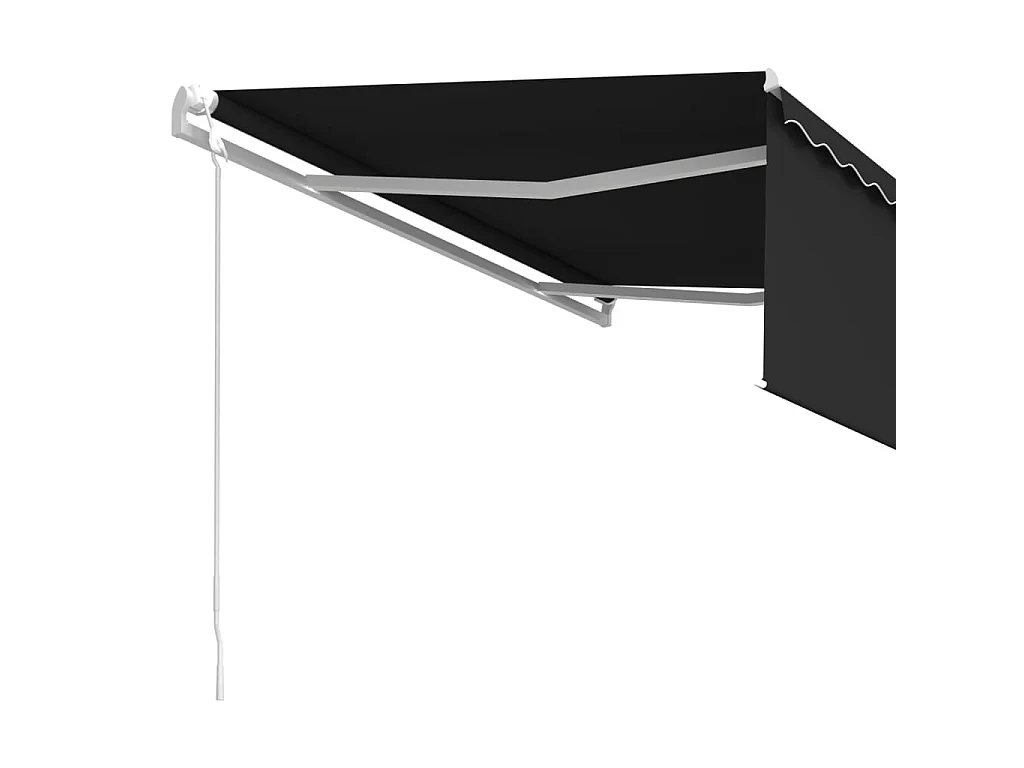 Auvent automatique rétractable avec store 4x3 Anthracite
