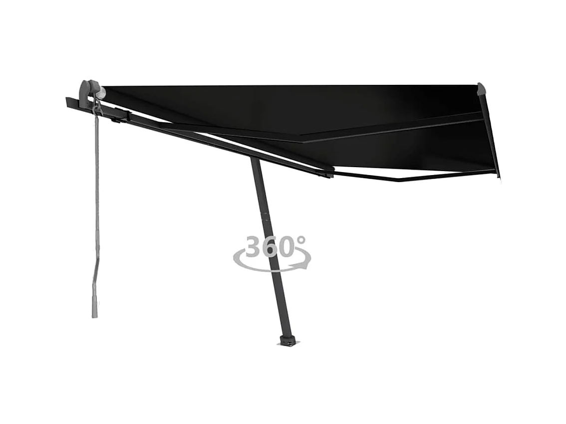 Auvent automatique sur pied 400x350 Anthracite