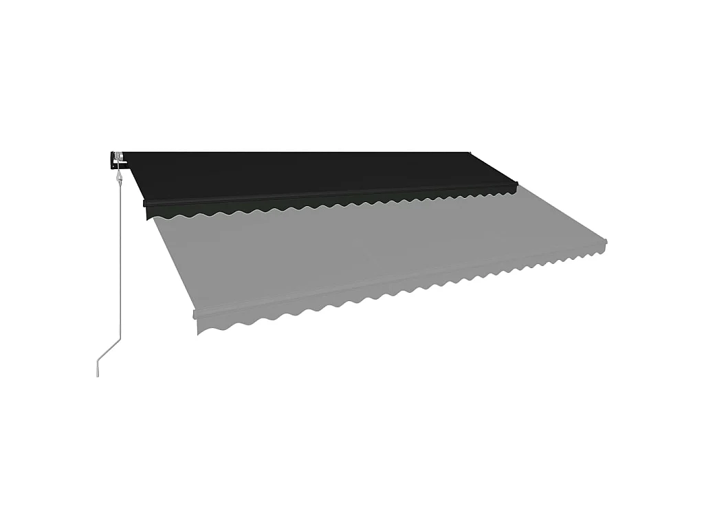 Auvent rétractable automatique 600x300 Anthracite