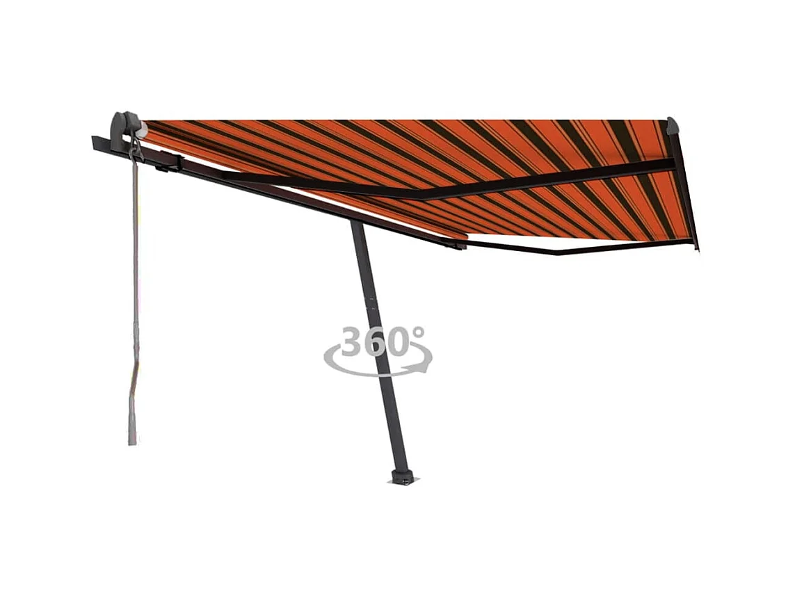 Tenda automatica a piedi 450x350 Arancione/marrone