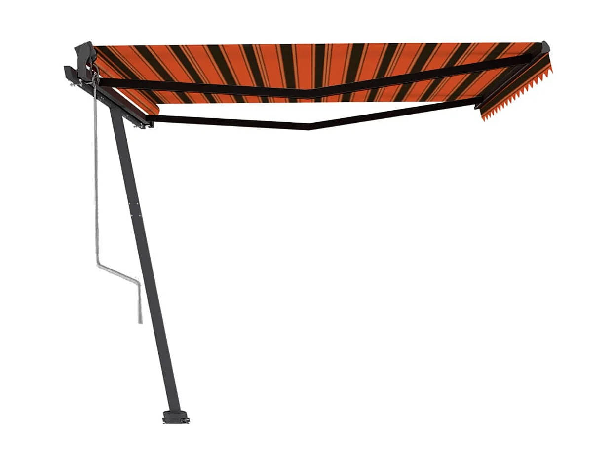 Auvent automatique sur pied 450x350 Orange/marron
