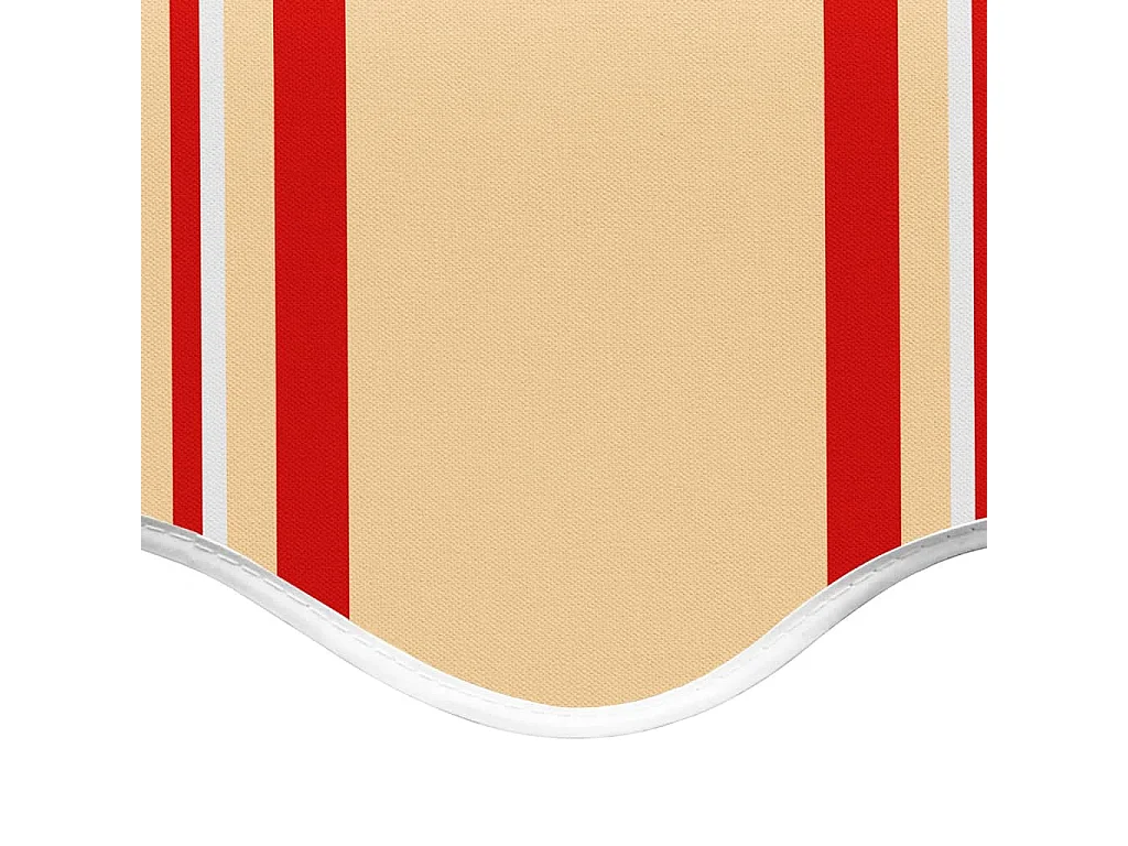 Tissu de remplacement pour auvent Jaune et orange 5x3,5