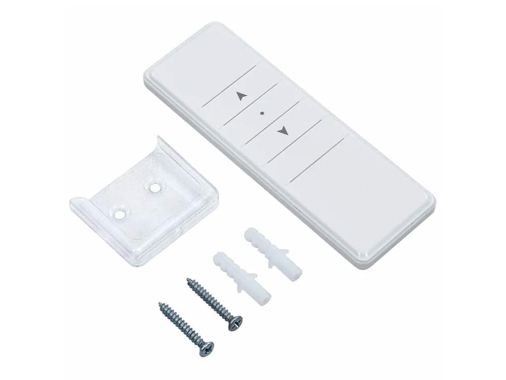 Toldo retráctil automático con postes 6x3,5 Crema