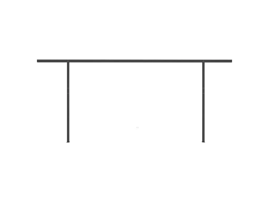 Auvent automatique capteur de vent et LED 6x3,5 Bleu et blanc