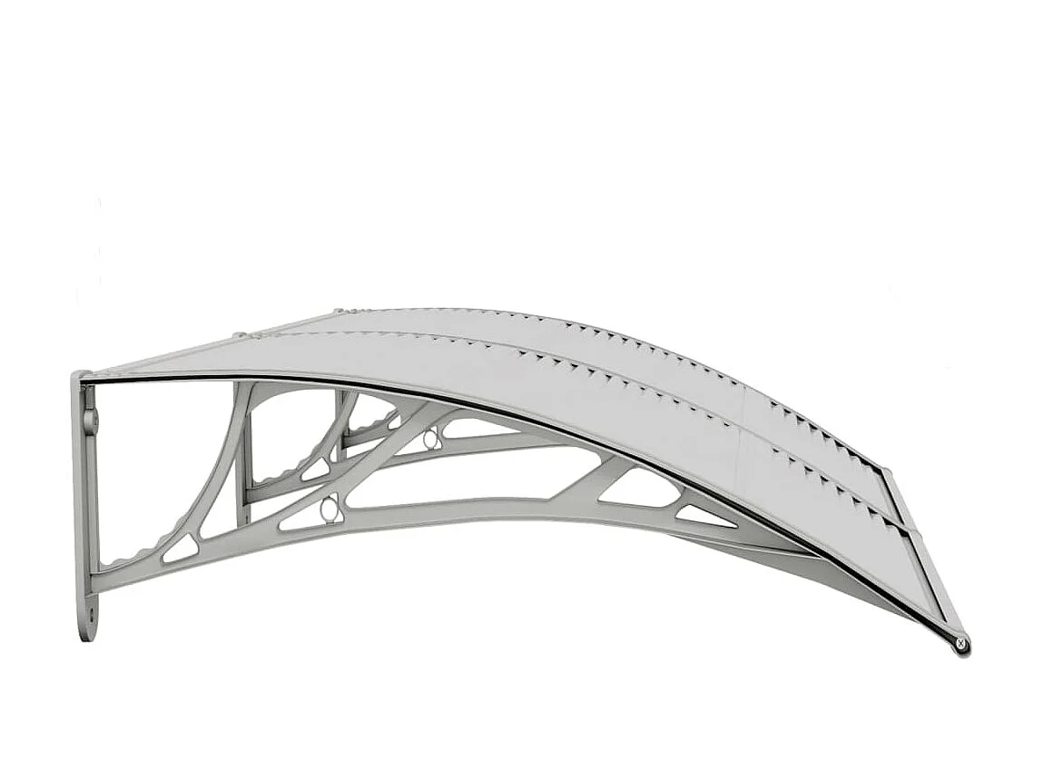 Deurluifel Grijs 150x80 Polycarbonaat