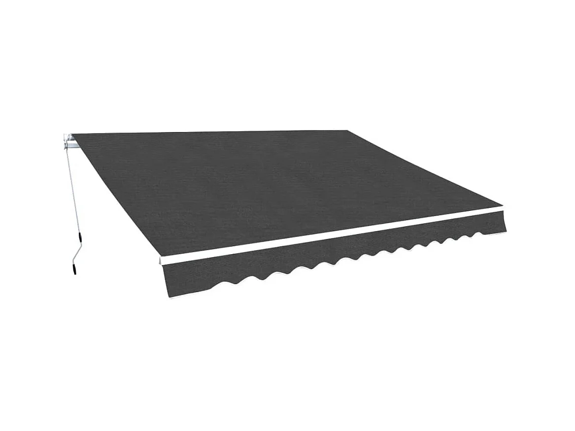 Auvent pliableanuel 500 Anthracite