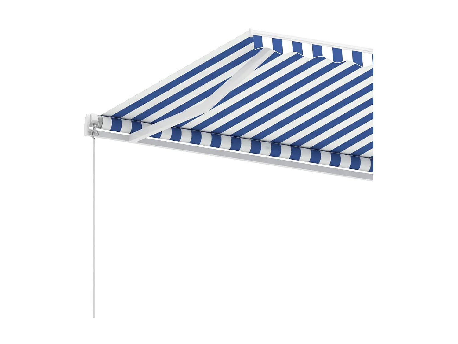 Toldo retrátil a pé 300x250 Azul/Branco
