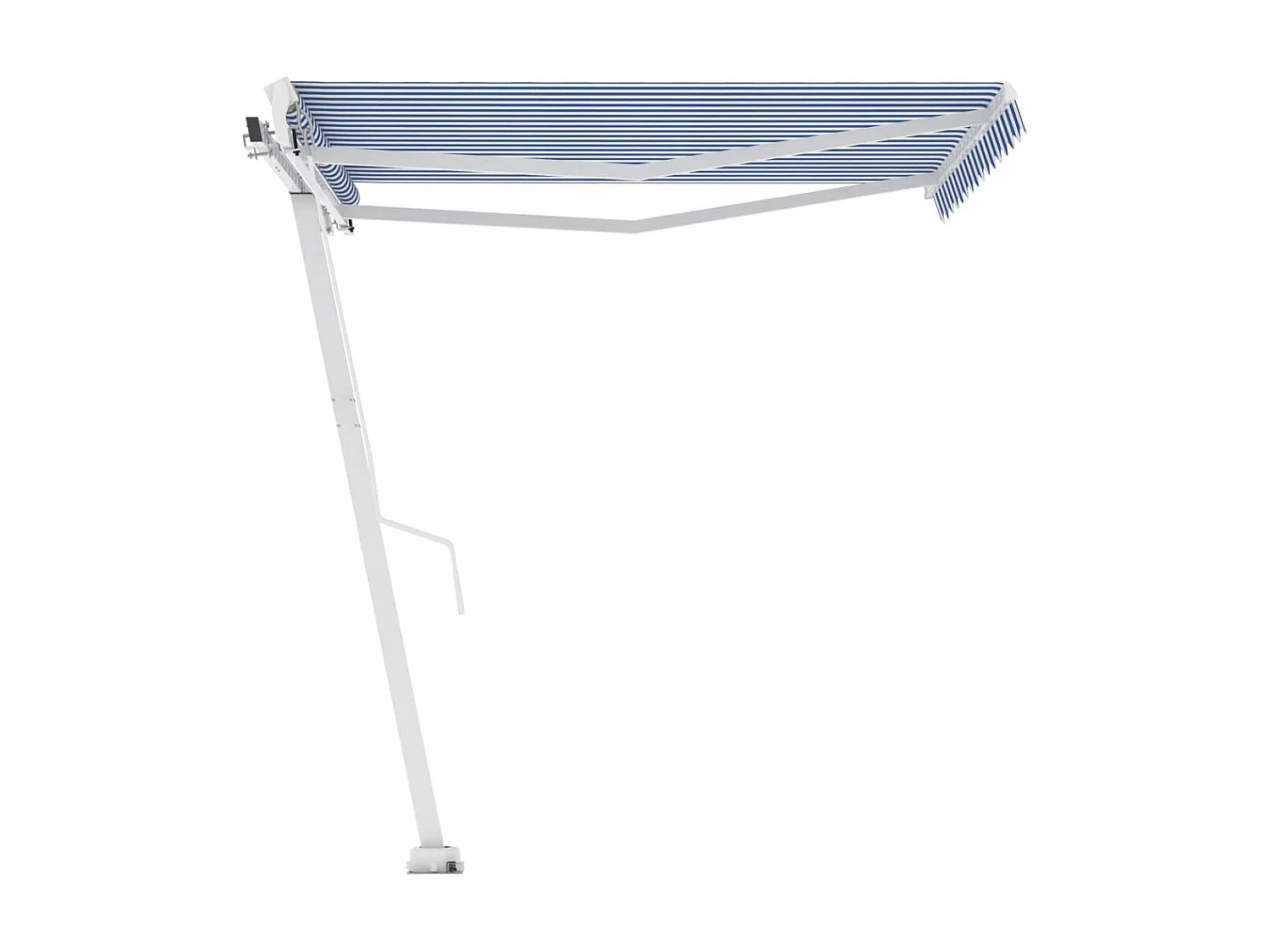 Toldo retrátil a pé 300x250 Azul/Branco