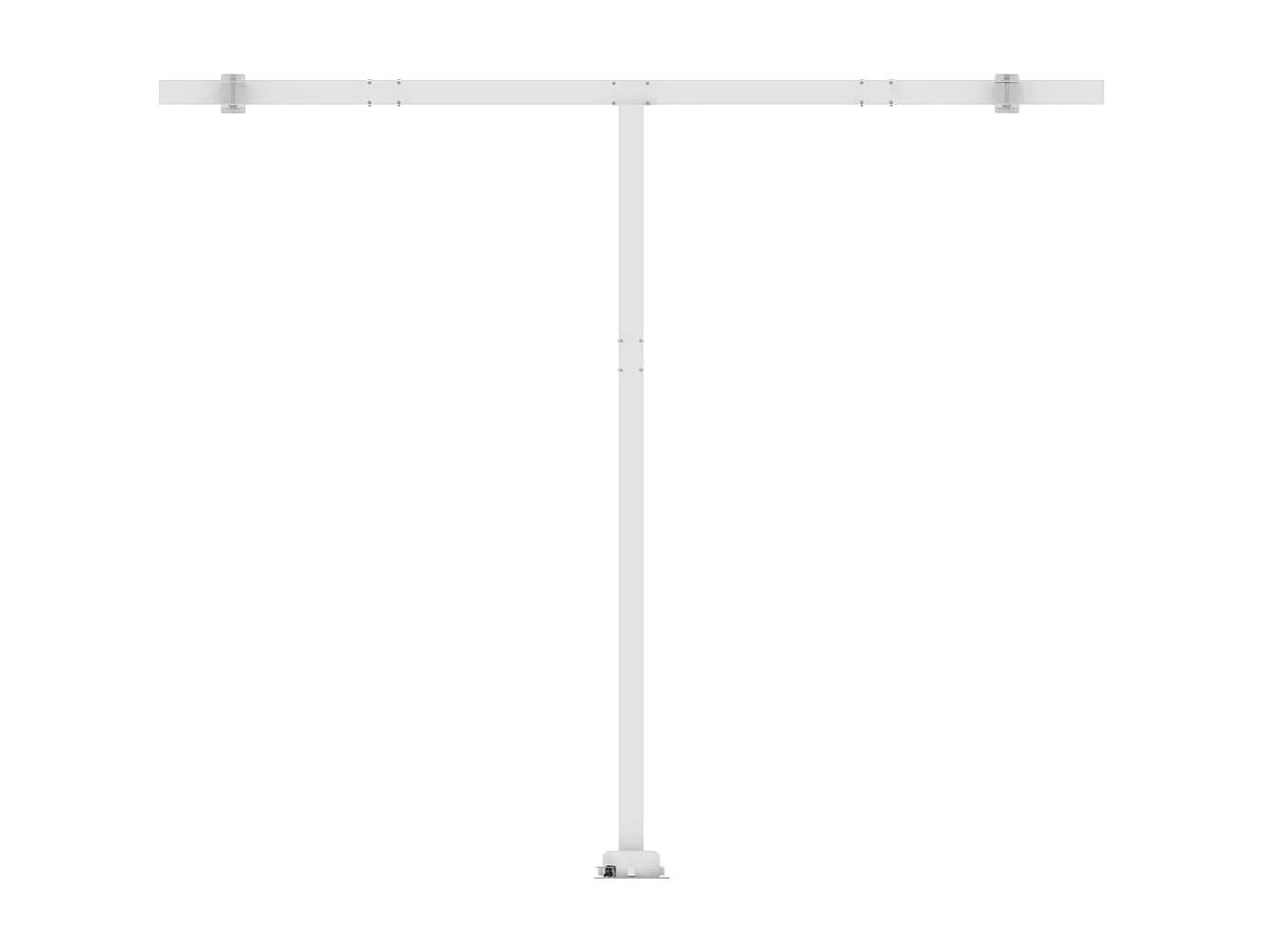 Toldo retrátil a pé 300x250 Azul/Branco