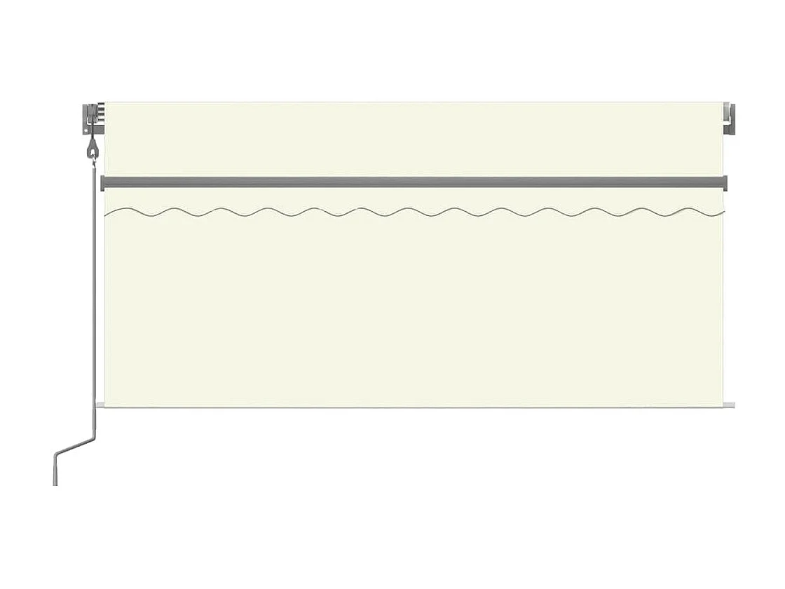 Tenda a scomparsa automatica con oscurante 3,5x2,5 Crema