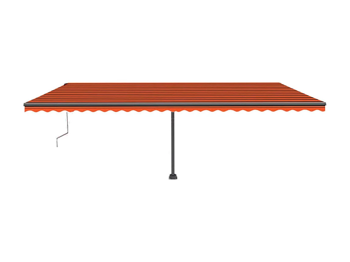 Auvent automatique capteur de vent LED 600x300 Orangearron