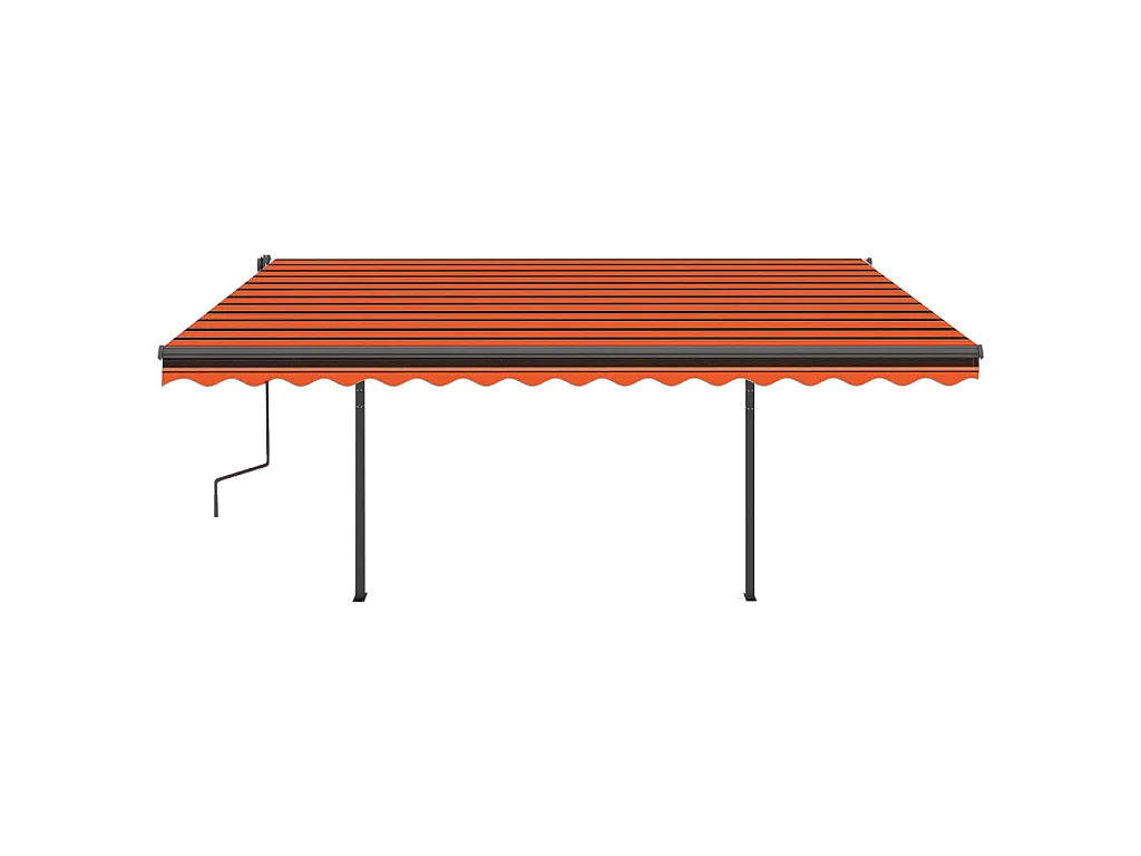 Automatische luifel met LED-windsensor 4x3 Orangearron