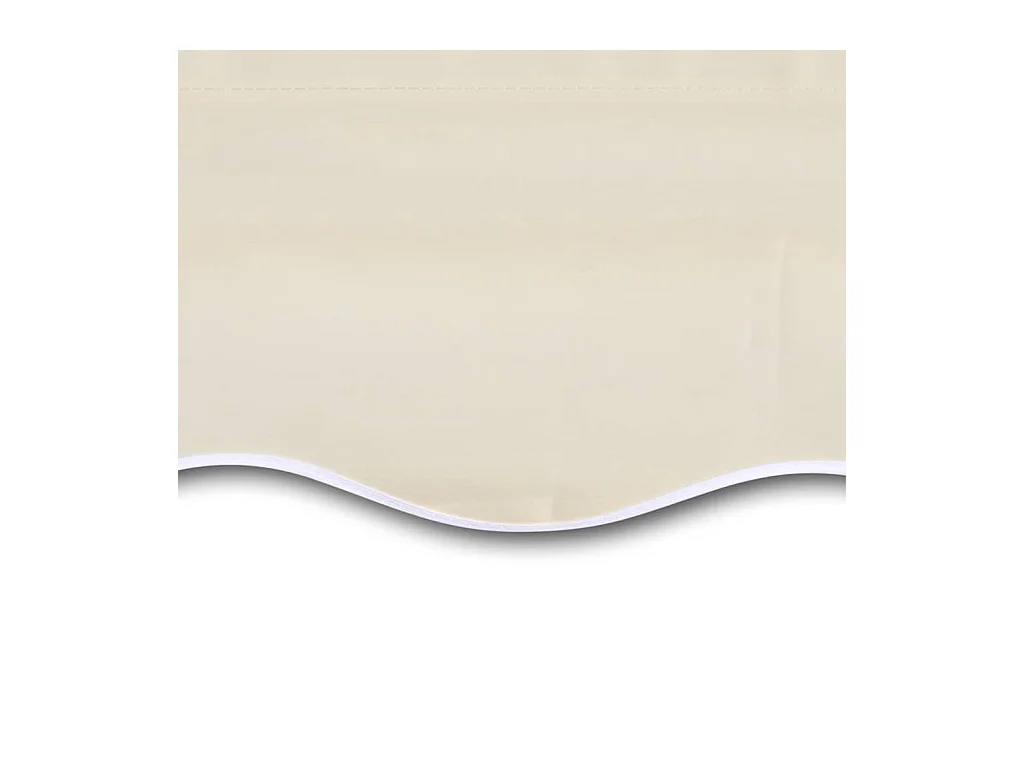 Toit d'auvent Toile Crème 4x3 (Cadre non inclus)
