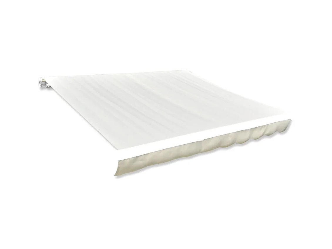 Toit d'auvent Toile Crème 4x3 (Cadre non inclus)