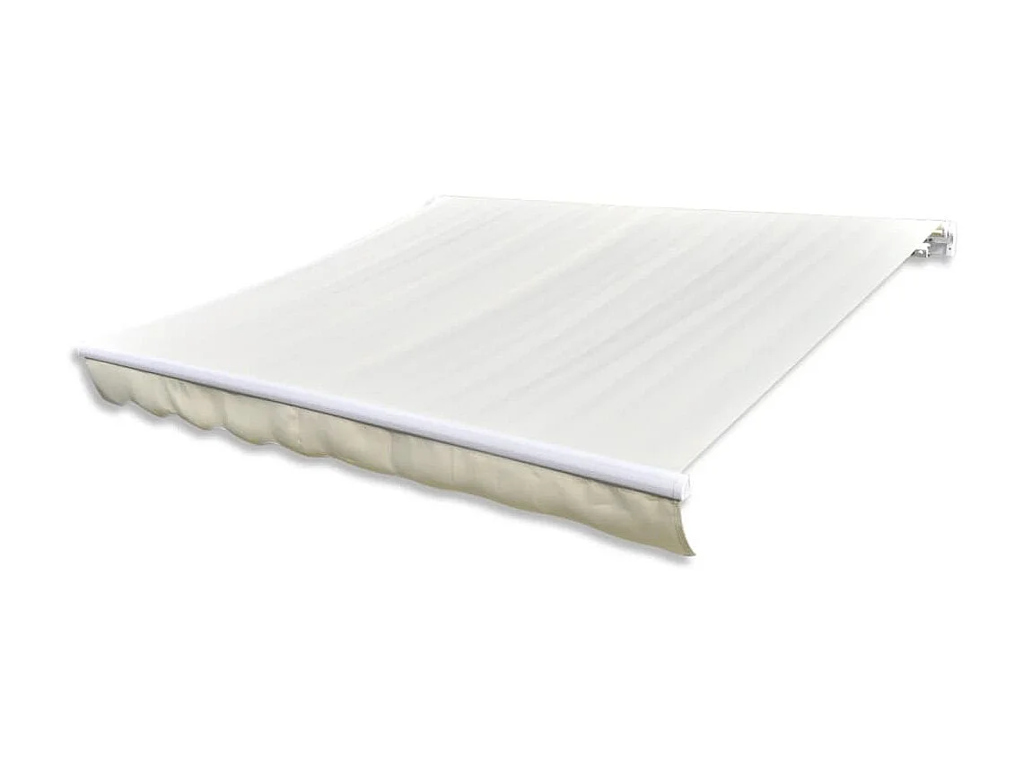 Toit d'auvent Toile Crème 4x3 (Cadre non inclus)