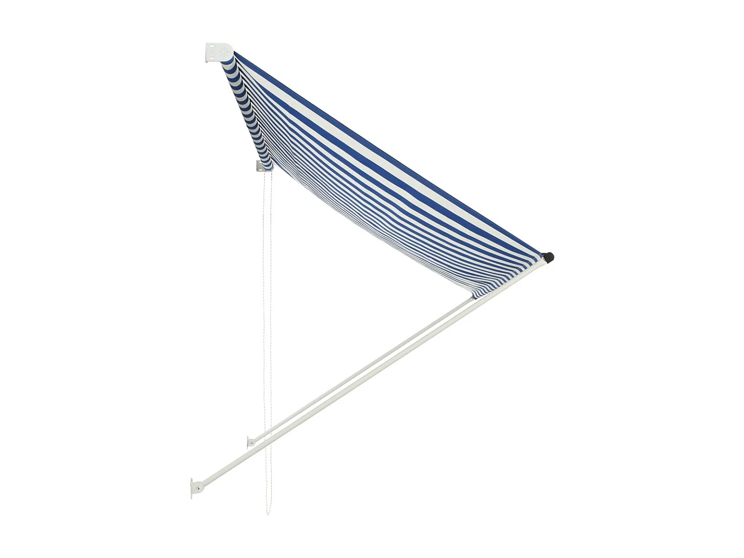 Auvent rétractable 200x150 Bleu et blanc