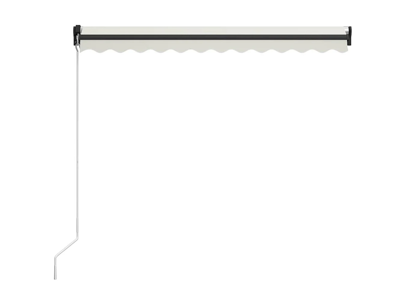 Toldo retrátil com LED 300x250 Creme