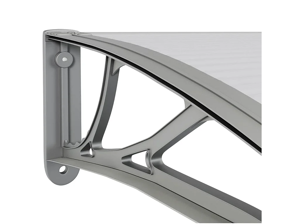 Tendalino per porta Grigio 150x100 Policarbonato