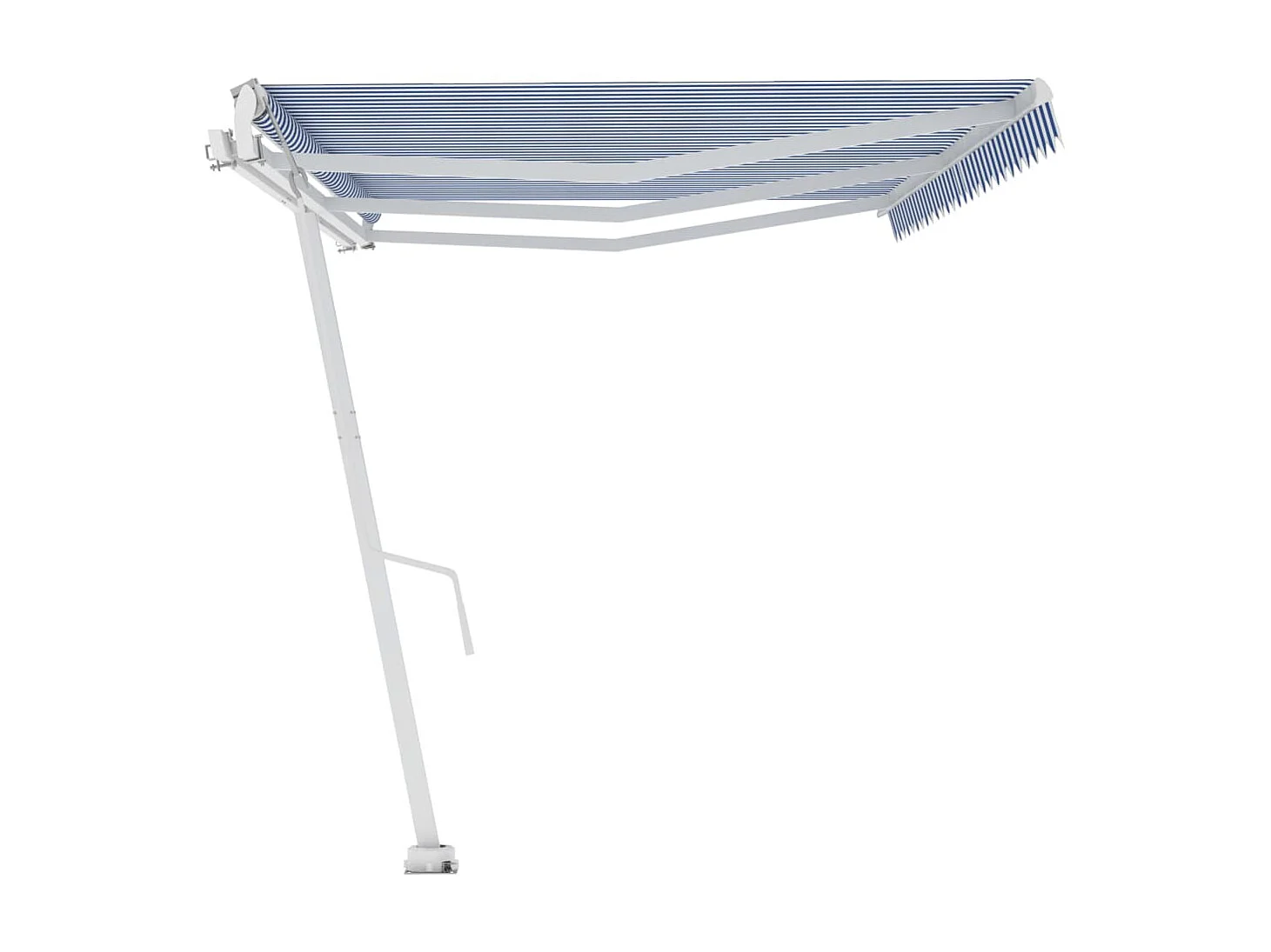 Toldo automático a pé 600x300 Azul/Branco