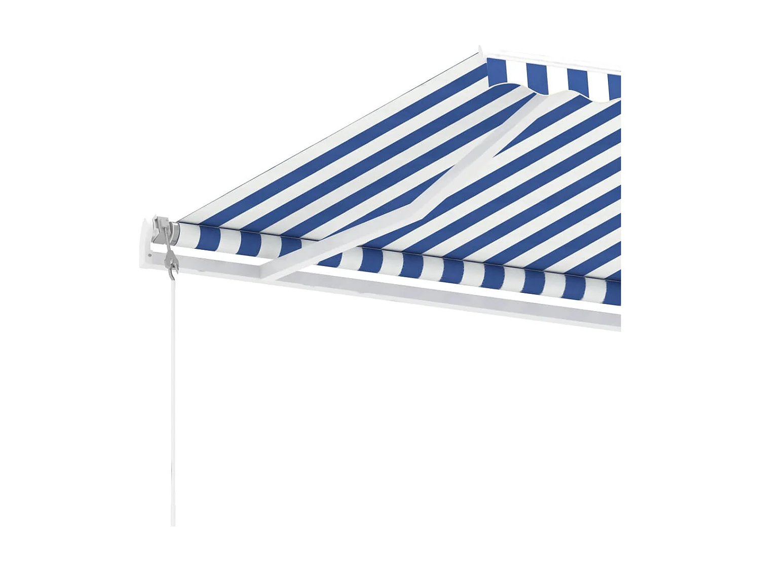 Toldo automático a pé 600x300 Azul/Branco