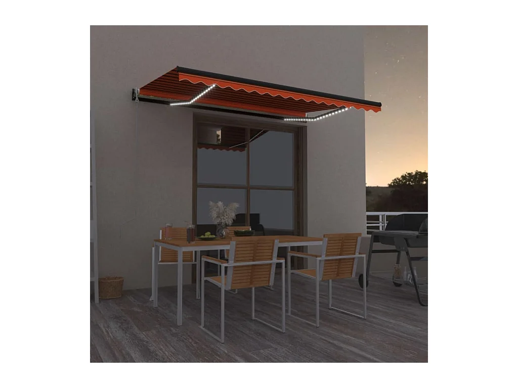 Automatische luifel windsensor LED 450x350 Orangearron