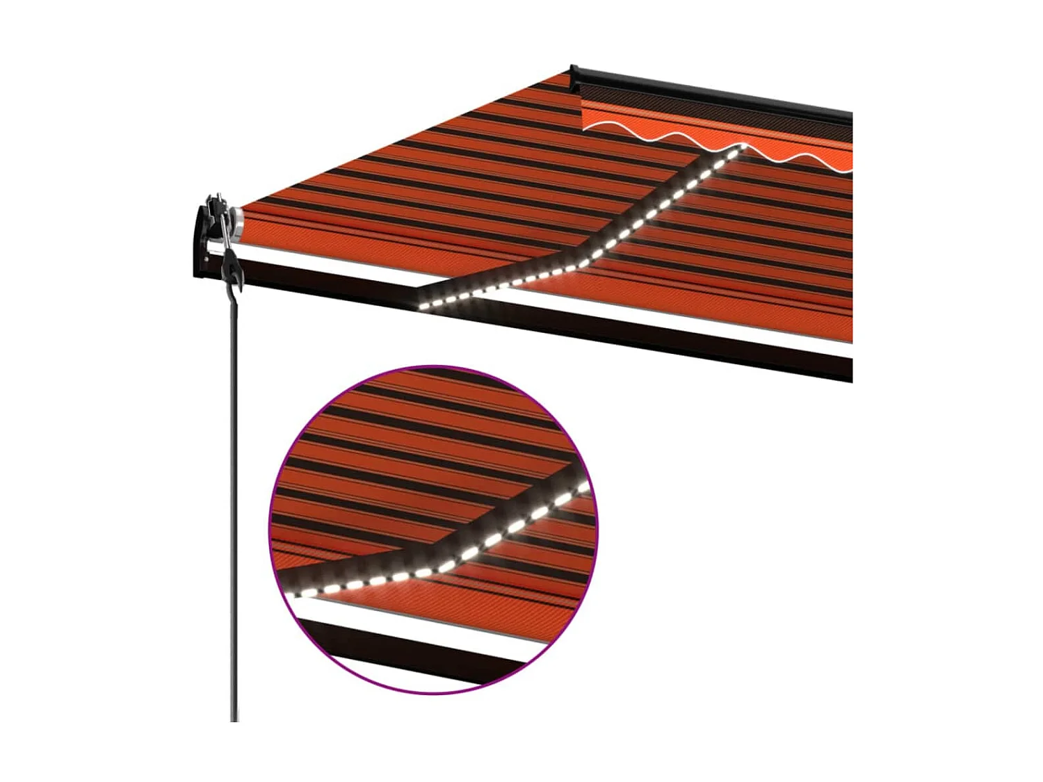 Automatische luifel windsensor LED 450x350 Orangearron