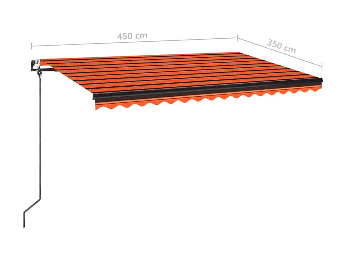 Automatische luifel windsensor LED 450x350 Orangearron
