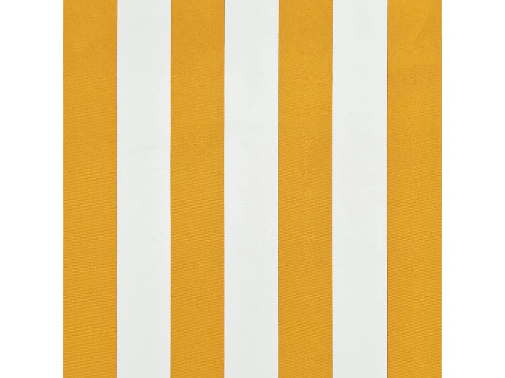 Toldo retrátil 100x150 amarelo e branco