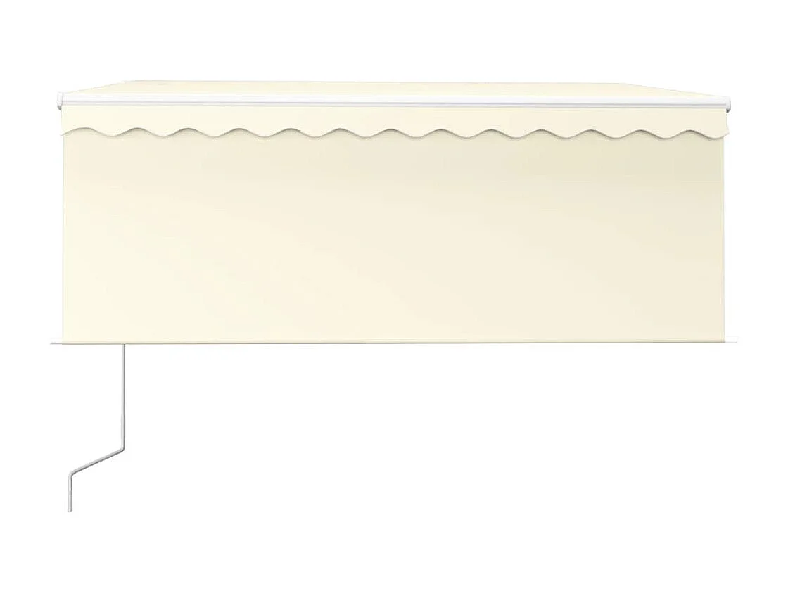 Tenda a scomparsa automatica con oscurante 3,5x2,5 Crema
