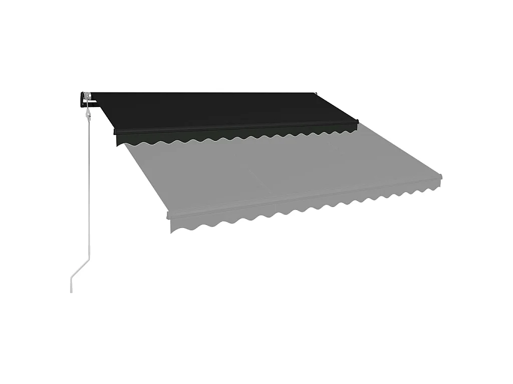 Sensor de vento para toldo retrátil e LED 400x300cm Antracite