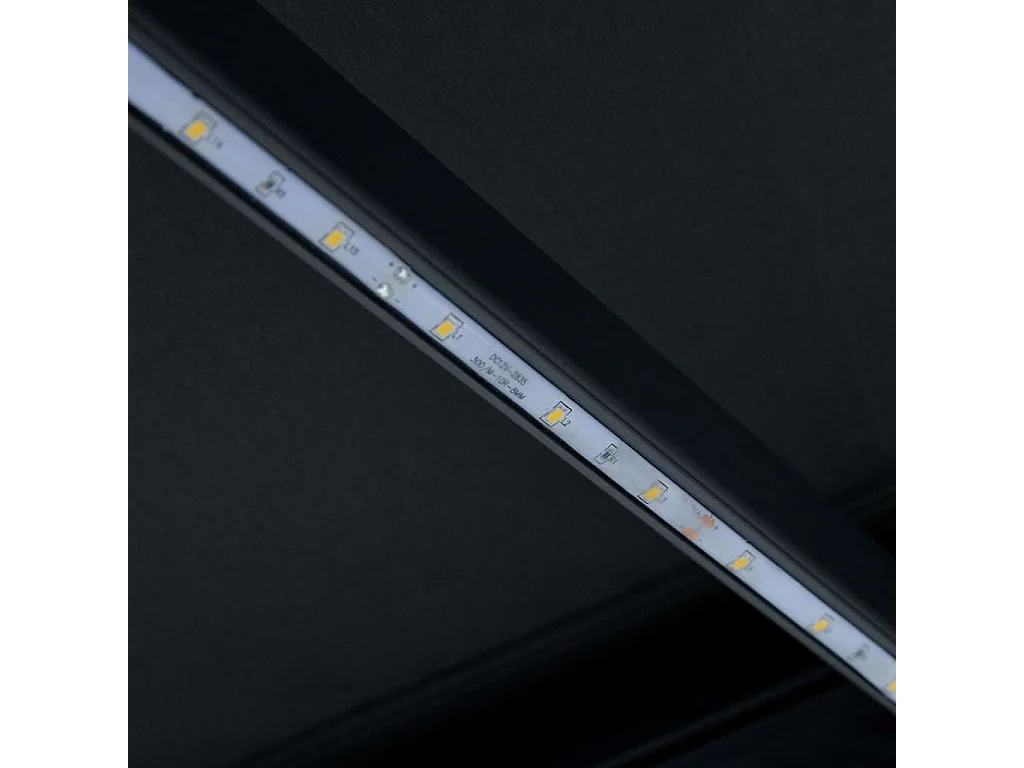 Sensor de vento para toldo retrátil e LED 400x300cm Antracite