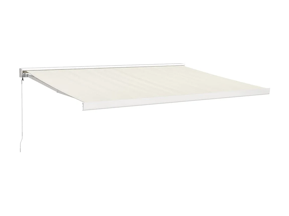 Tendalino retrattile crema 4x3 tessuto e alluminio