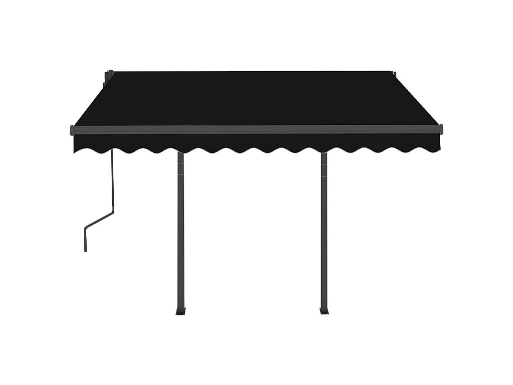 Tenda retrattile con LED 3,5x2,5 Antracite