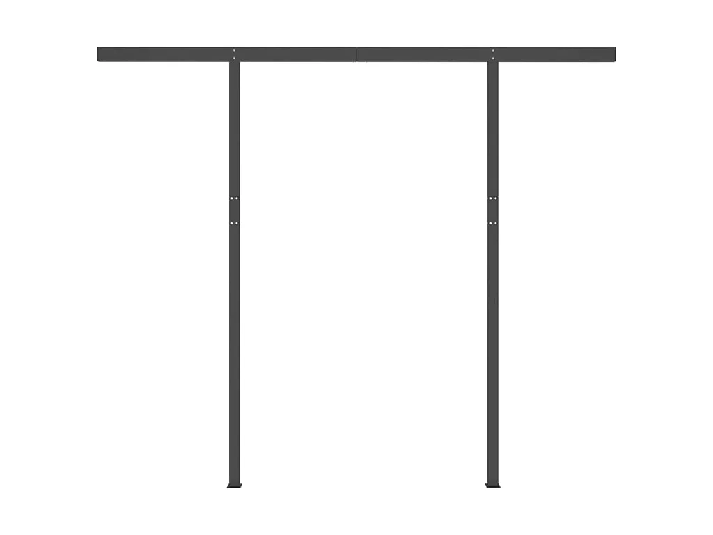 Tenda retrattile con LED 3,5x2,5 Antracite