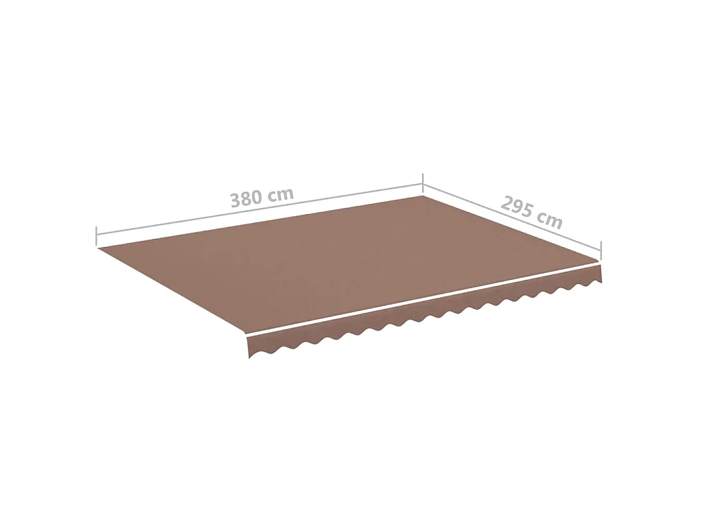 Tecido de substituição para toldo 4x3