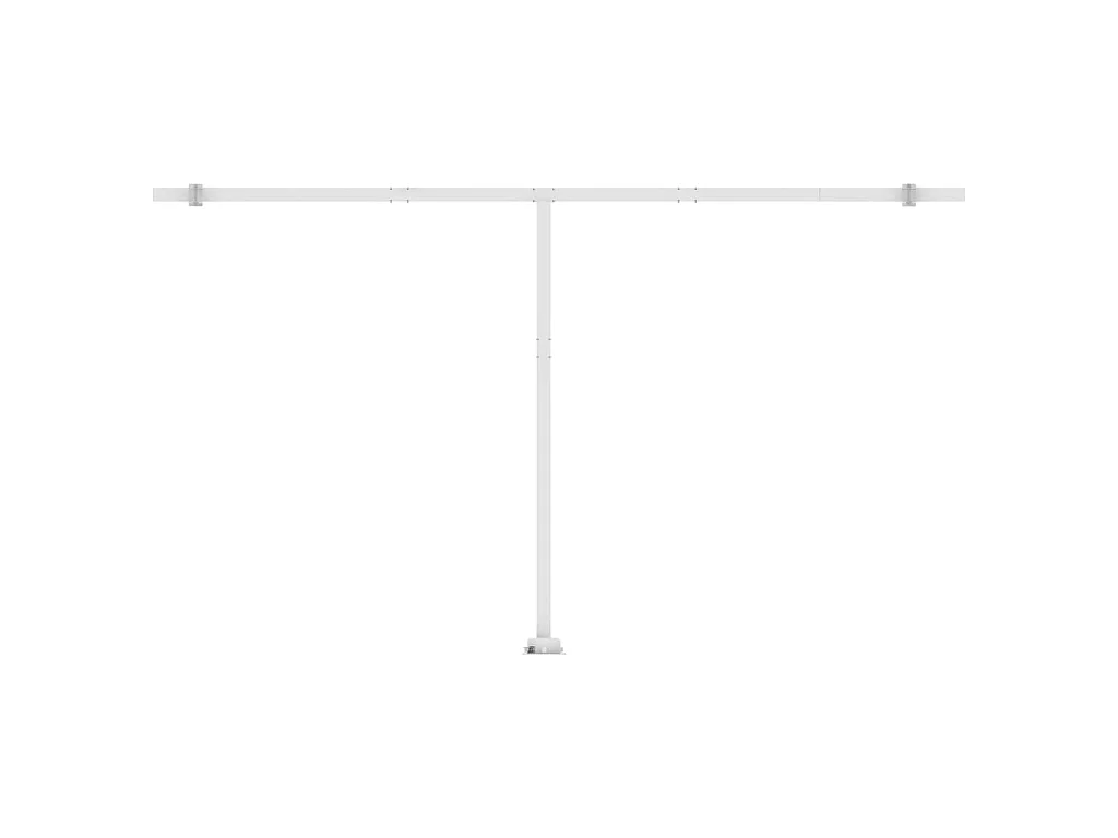 Auvent automatique capteur de vent LED 500x350 Bleu et blanc