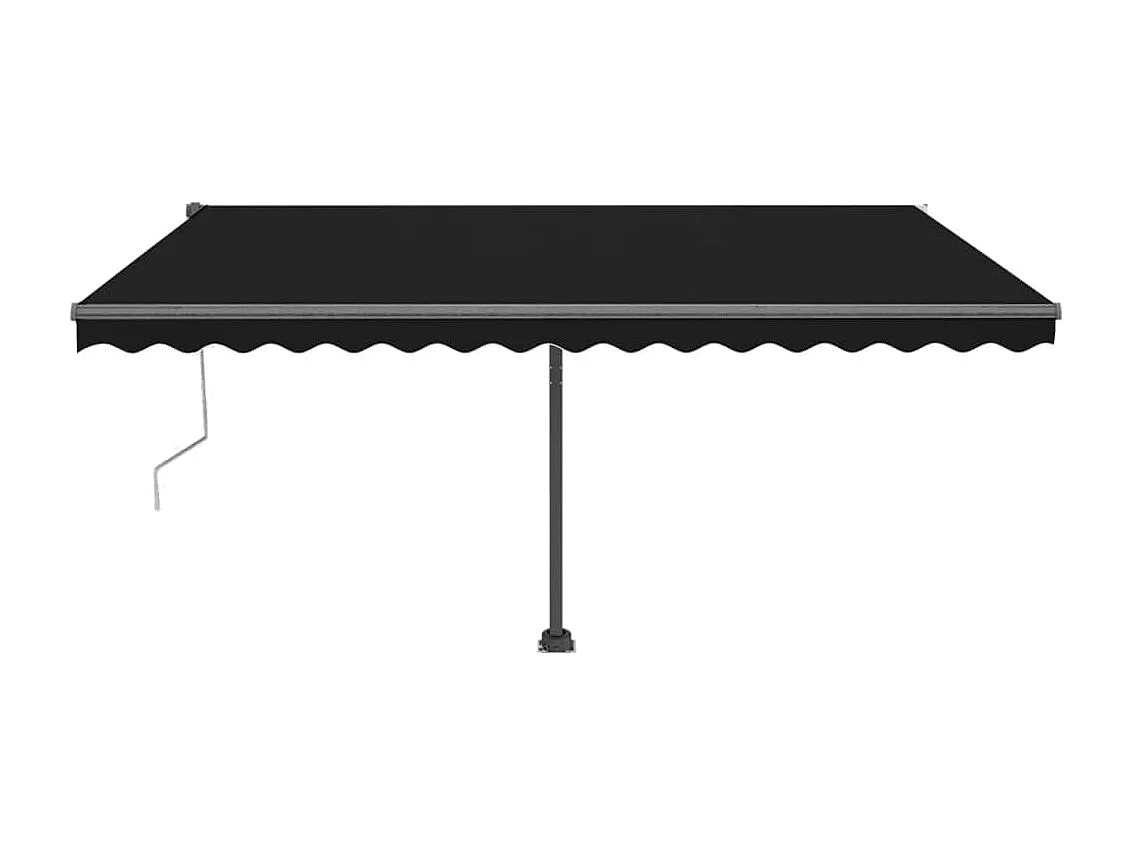 Toldo automático a pé 450x300 Antracite