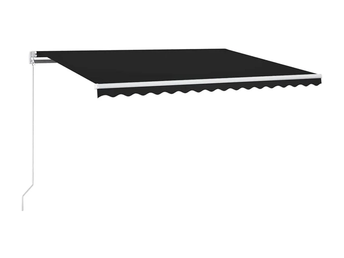 Auventanuel rétractable avec LED 400x350 Anthracite